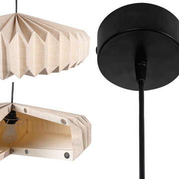 Nolan 21.25" Modern Vintage Honeycomb Shade LED Pendant Light